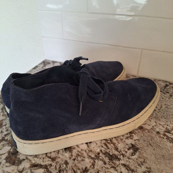 POLO RALPH LAUREN Men's Joplin  Suede Chukka Boot Navy 8 - Picture 2 of 9